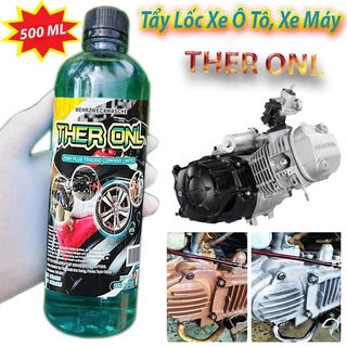 Lọ Xịt Tẩy Rửa Lốc Máy Xe Ô Tô - Xe Máy THER ONL 500ml Công Nghệ Đức, Vệ Sinh Đầu Bò, Lốc Máy, Khoang Máy, Sắt, Thép