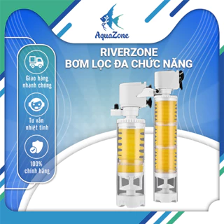 Máy lọc đa năng 6 trong 1 Riverzone (bơm, lọc, tạo sóng, cung cấp oxy, hút phân, tạo vi sinh), lọc chìm hút cặn đáy