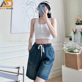 Quần Short Nữ Ống Rộng Thoải Mái Thời Trang Cho Nữ Chất Jean Co Giãn Nữ Cao Cấp Short Chất Vải Đẹp