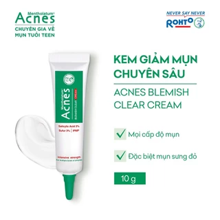 Kem giảm mụn chuyên sâu Acnes Blemish Clear Cream 10g