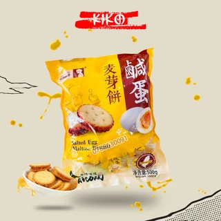 Bánh Quy Trứng Muối Dẻo Đài Loan Gói 180gr/500gr