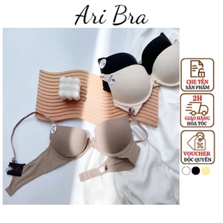 B53 Áo Ngực Trơn Coppa ARI BRA Có Gọng Mút Dày 2.5cm Tạo Khe Nâng Ngực Tốt Kiểu Dáng Basic