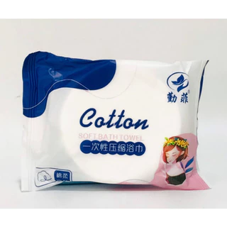 Khăn tắm nén du lịch cotton lớn dùng một lần, nhỏ gọn tiện lợi có thể cất gọn trong túi xách, vali ...