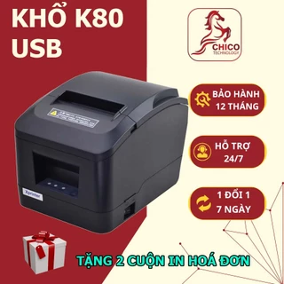 [Giá Tốt Nhất ] Máy in hoá đơn Xprinter các loại K57,K80 Cổng USB LAN máy in bill chính hãng BH12T