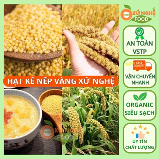 Hạt kê nếp vàng hữu cơ Nghệ An bao dẻo, đã tách vỏ, dễ dàng chế biến các món ăn, Hàng Chất Lượng Cao