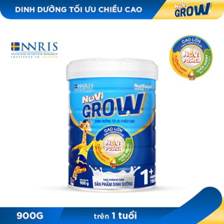 (Phát Triển Chiều Cao) Lon Sữa Bột Nuvi Grow Trên 1 Tuổi/ 2 Tuổi Lon 900Gr - NUTIFOOD - YOOSOO