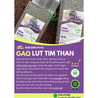 gạo lứt tím than điện biên 1kg