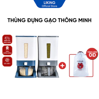 Thùng Đựng Gạo SEKA 12 Kg Thông Minh Cho Gia Đình Có Cốc Kèm Nút Bấm Tự Động Tiện Lợi Chính Hãng Bảo Hành 12 Tháng