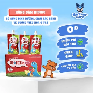 HỒNG SÂM TĂNG CHIỀU CAO HIDINO HÀN QUỐC cho bé khỏe mạnh vượt trội, tăng khả năng miễn dịch