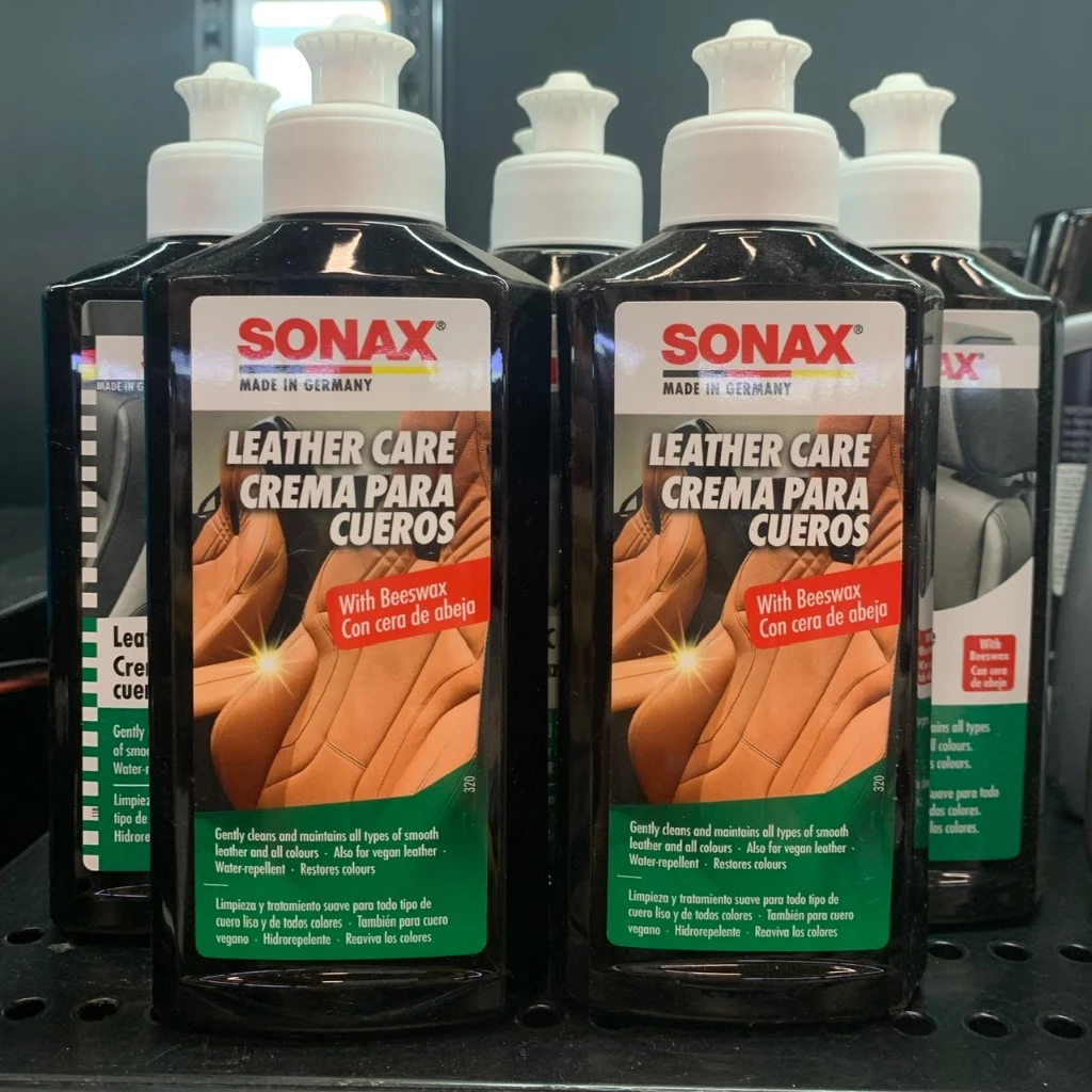 Kem bảo dưỡng da nội thất xe ô tô - Sonax Leather care lotion 291141