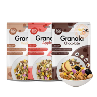 Ngũ Cốc Granola Giảm Cân Ăn Sáng Ăn Kiêng Trái Cây Mix  X3 Sữa Chua Sấy Khô Siêu Ngon Befresco 500G