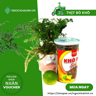 Khô Bò Sợi 100% Loại Thơm Ngon Đậm Vị Hũ 250g