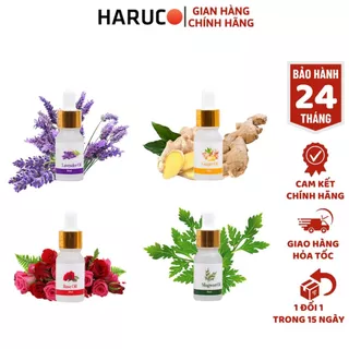 Tinh Dầu Haruco Thiên Nhiên Nguyên Chất Có Kiểm Định, Đuổi Muỗi, Làm Thơm Phòng, Khử Mùi Hiệu Quả