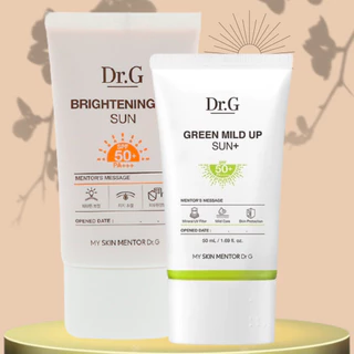 Kem chống nắng Dr.G - Chống nắng dưỡng sáng da kiềm dầu Brightening & Green Mild Up Sun+ SPF50+ PA+++ 50ml