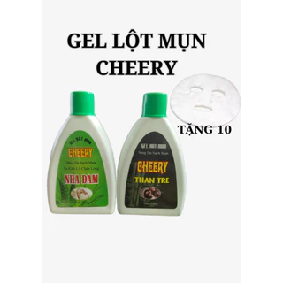 Gel Lột Mụn Cherry Nhan Đam Và Than Tre - An Toàn - Lành Tính - Sạch Mụn