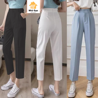 Quần Baggy Tây Nữ  , Lưng Cao,Quần Tây Nữ Baggy Form Rộng Siêu HOT Và Sành Điệu Thanh Lịch