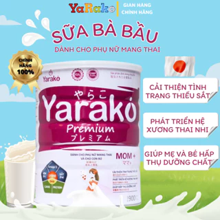 Sữa Bầu YAROKO PREMIUM MOM+ Dành Cho Phụ Nữ Mang Thai Và Cho Con Bú Hộp 900g