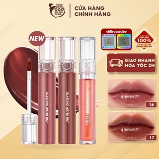 [NEW 14-17] Son Tint Bóng Siêu Lì, Căng Mọng Môi Hàn Quốc Romand Glasting Water Tint 4g (04 Đỏ Nâu, 03 Cam Gạch)