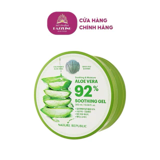 Gel Nha Đam Dưỡng Da Đa Năng Nature Republic Aloe Vera 92% Soothing Gel 300ml