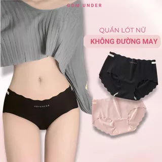 Quần lót nữ vải cotton gân tăm co dãn, không viền không đường may chống lộ cao cấp GOM UNDER - SA-0910