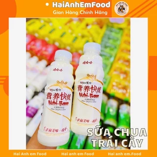 Nước Sữa Chua Uống Trái Cây Wahaha Risen (chai 500ml), Sữa Chua Uống Trái Cây Đài Loan