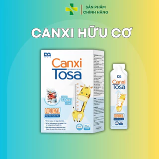 Canxi cho bé Tosa Canxi hữu cơ sinh học kết hợp Vitamin D3 K2 MK7 Kẽm ZinC giúp trẻ Tăng chiều cao