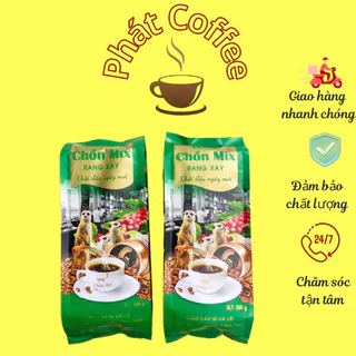 <Date mới >1kg Cà phê pha phin thơm đậm béo chồn mix buôn mê thuộc truyền thống Chồn Túi Xanh