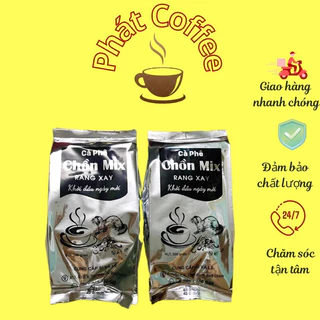 <Date mới >1kg cà phê pha phin thơm đậm béo chồn mix buôn mê thuộc truyền thống chồn  túi bạc