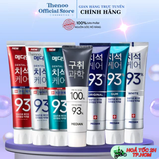 Kem Đánh Răng Hàn Quốc Thơm Miệng Median Dental Iq 93% 120gr - Mẫu Mới