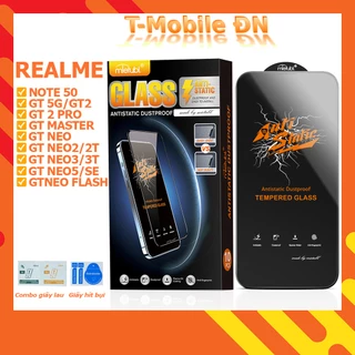 Kính cường lực REALME GT 2 NEO 2 3 3T 5 SE Q5 Note 50 Pro Flash Master Full màn chống tĩnh điện chống bụi