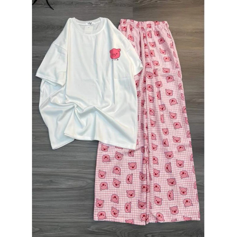 Bộ lợn quần DÀI, quần ĐÙI siêu nhẹ mát Haiphuc