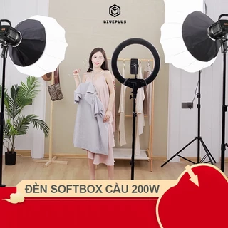 [BẢO HÀNH 12TH] Bộ đèn Softbox Cầu chiếu sáng, Đèn studio chụp ảnh quay video livestream livestream bán hàng