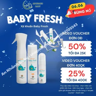 Xịt Diệt Khuẩn Khử mùi Baby Fresh Joona baby tiện lợi