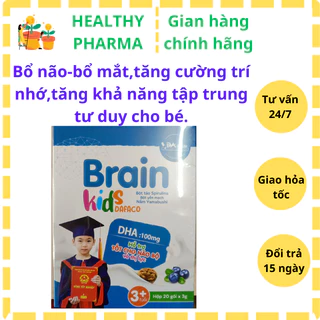 Bổ não Brain Kids  .Tốt cho mắt,tăng cường trí nhớ,tăng khả ăng tập trung cho bé.