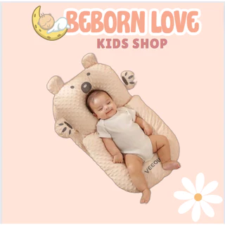 Gối Chống Trào Ngược BEBORN LOVE Cao Cấp, Gối Chống Sặc Cho Bé Và Đệm Định Hình Ngủ Đúng Tư Thế - THẾ HỆ MỚI