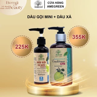 [Combo tiết kiệm] Dầu gội mini + Kem xả kích thích mọc tóc, ngăn ngừa rụng tóc