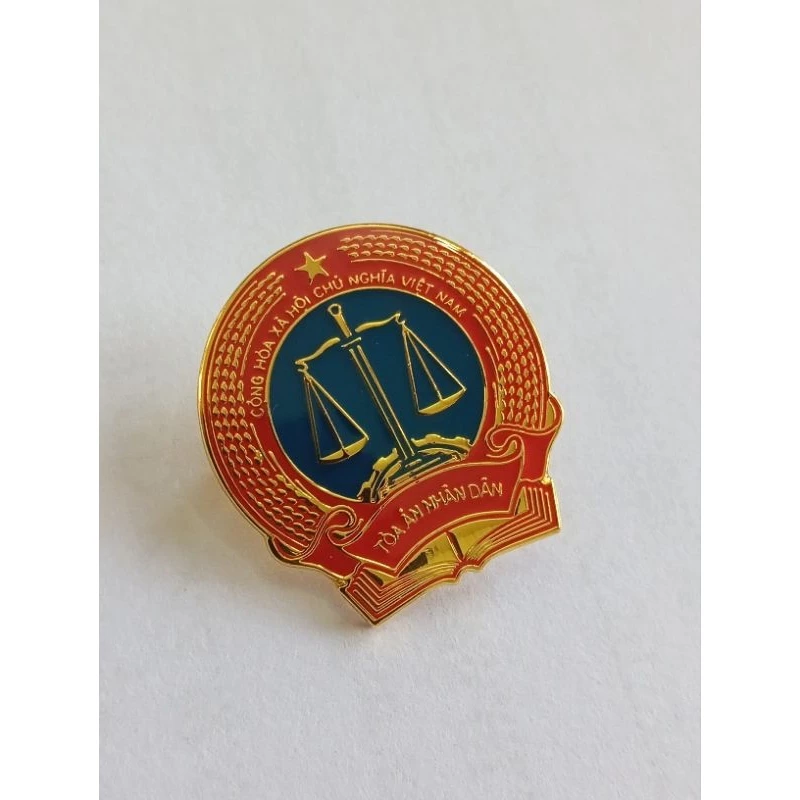 Huy hiệu Toà án - luật sư, huy hiệu luật ngày kỷ niệm gài áo.