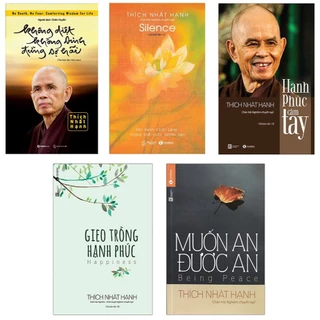 Sách - Combo 5 cuốn: Những cuốn sách hay nhất của Thiền sư Thích Nhất Hạnh