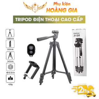 Gậy 3 chân chụp hình máy ảnh, điện thoại Tripod TF - 3120 loại tốt