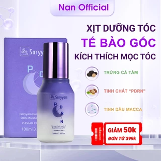 Tinh dầu kích thích mọc tóc, xịt dưỡng tóc tế bào gốc PDRN, giảm rụng, giữ nếp tóc, phục hồi, bảo vệ tóc, 100ml Nanhair