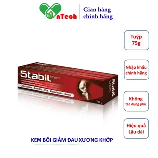 Kem bôi giảm đau xương khớp viêm khớp Go Healthy Stabil tuyp 75g nhập khẩu chính hãng Châu Âu