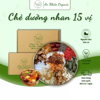 Set nguyên liệu nấu chè dưỡng nhan tuyết yến 15 vị thanh lọc cơ thể đẹp da 400g