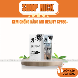 Kem Chống Nắng MD BEAUTY SPF 50+, Chống Nắng Toàn Diện (60ml)