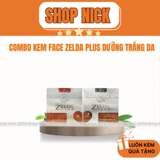 Combo Kem Face Zelda Plus Dưỡng Trắng Da Ngừa Nám Ngày Đêm