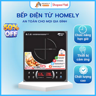 Bếp Hồng Ngoại Đơn Cao Cấp Homely Thái Lan Chính Hãng , An Toàn, Dễ Sử dụng , Bảo Hành 12 háng