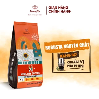 Cà Phê Nguyên Chất Healthy Coffee 500g vị đậm, thơm dịu, Phương Vy Coffee