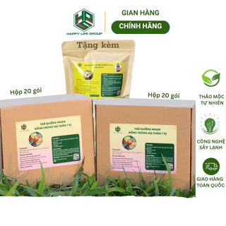 Trà Dưỡng Nhan 7 Vị 40 Gói Tặng 25 Túi Lọc Trà Lá Nam HappyLife -  An Thần Ngủ Ngon Đẹp Da Giảm Cân