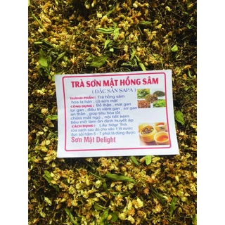 Trà Sơn Mật Hồng Sâm Túi 500Gram|0,5Kg(Loại 1)