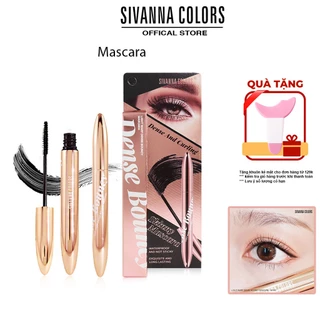 Mascara Sivanna Colors Light Warp Dense Bouncy HF932 làm dày cong mi chống nước