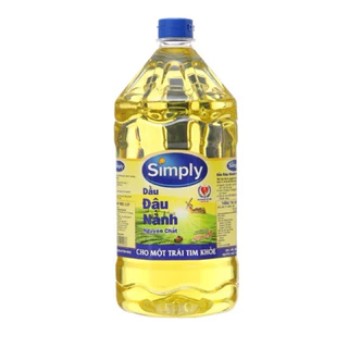 Dầu ăn đậu nành Simply 2l, ngon chất lượng, hàng chính hãng